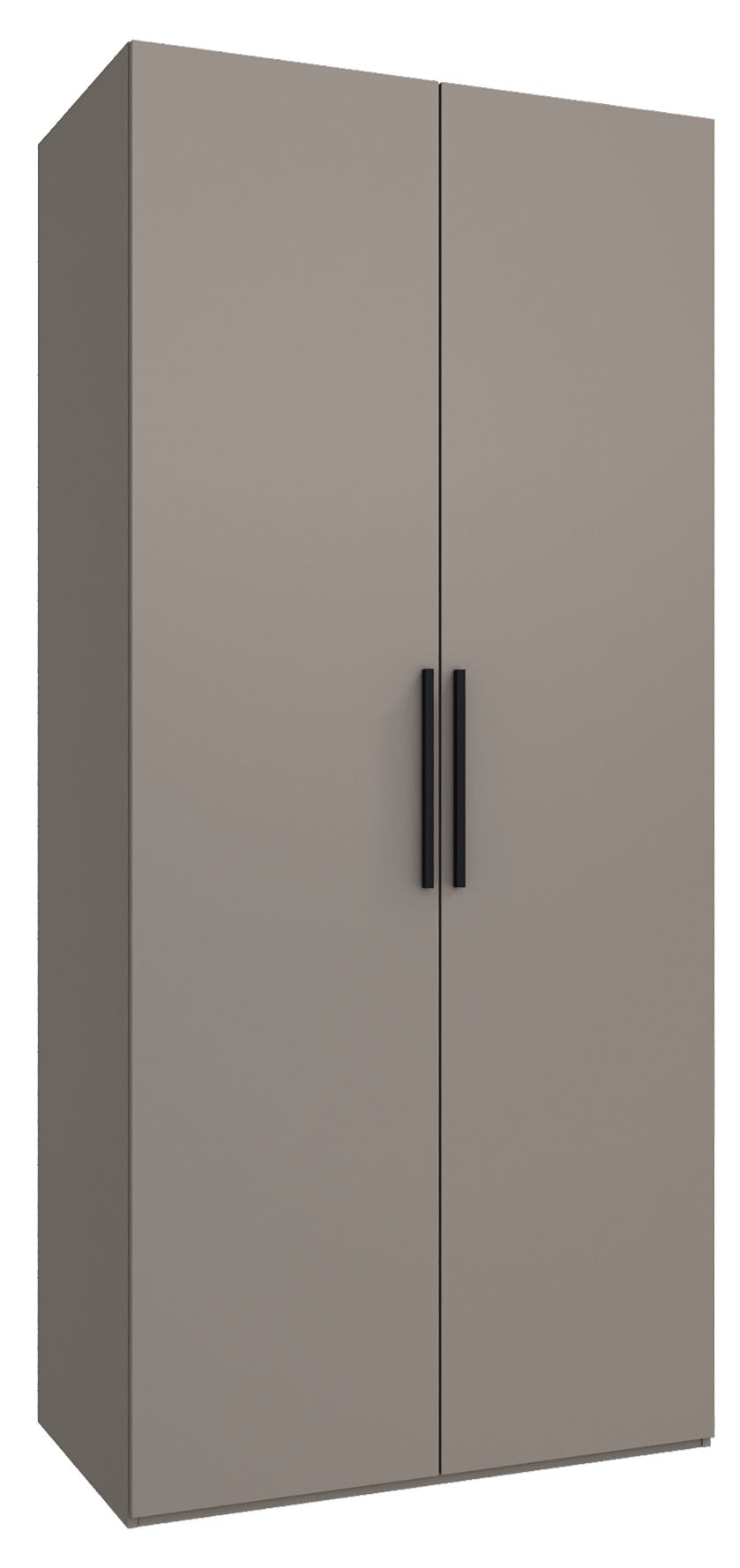 Шкафы распашные двухдверные с полками